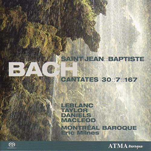 Pochette du disque Bach: Cantates Saint-Jean-Baptiste 30, 7, 167